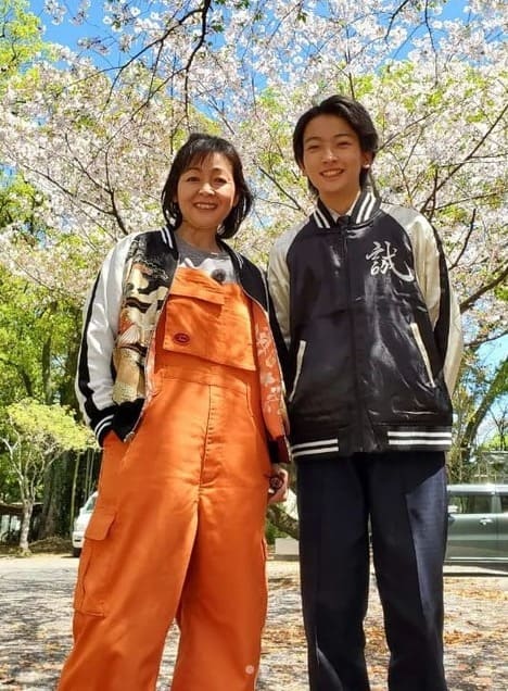 財前直見と長男・凛太郎